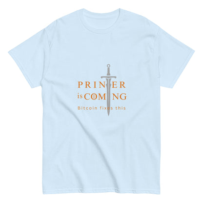 Printer is coming Men's classic tee