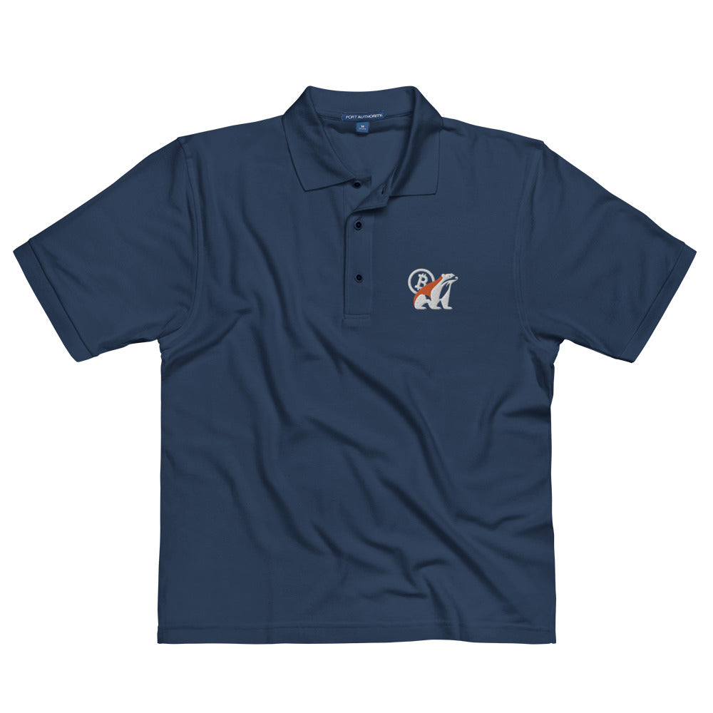 Honey Badger Men's Premium Polo