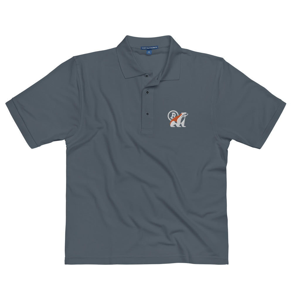 Honey Badger Men's Premium Polo