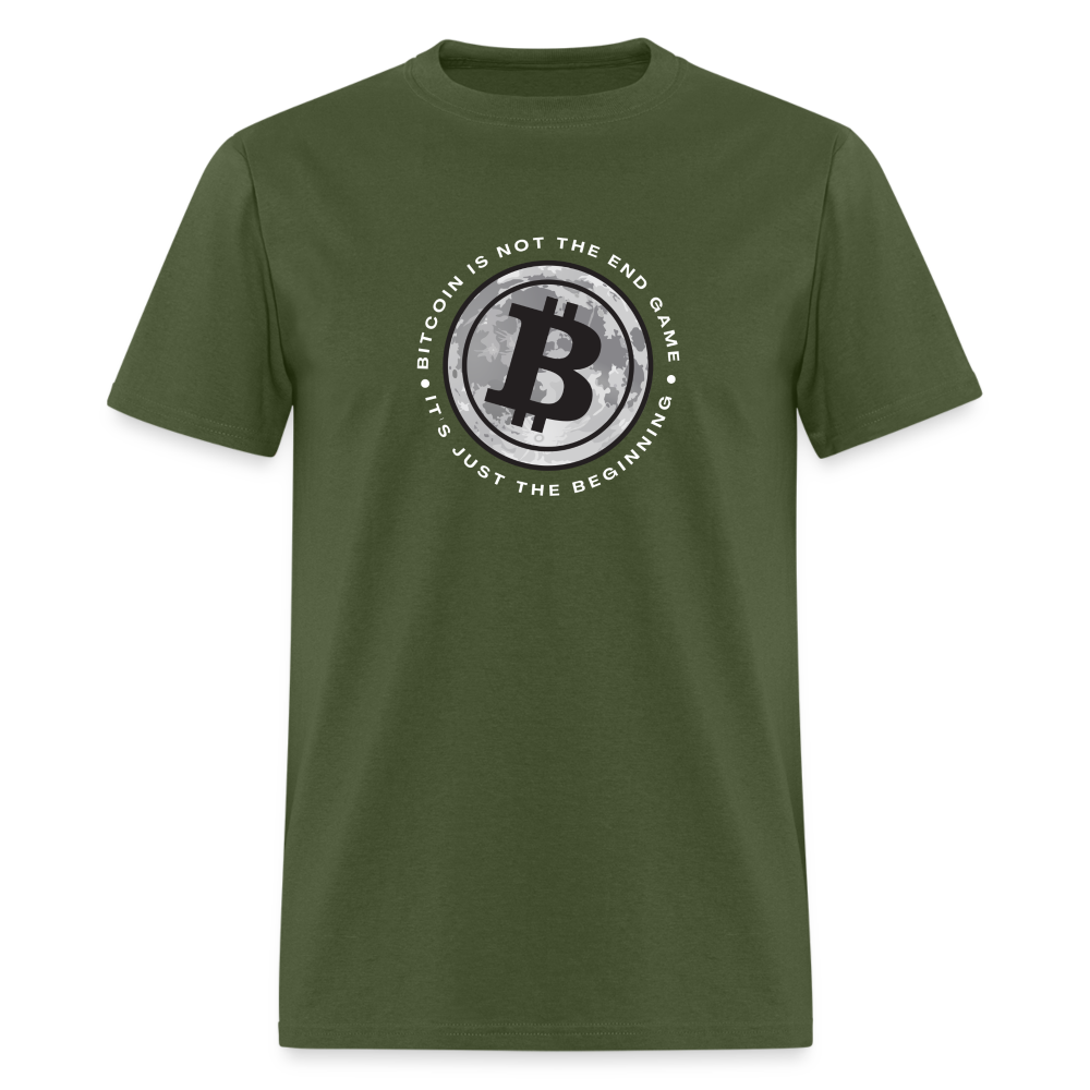 Bitcoin is not the end game Men’s Premium Hoodie - military green