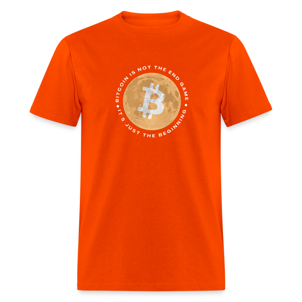 Bitcoin is not the end game Unisex Classic T-Shirt - orange