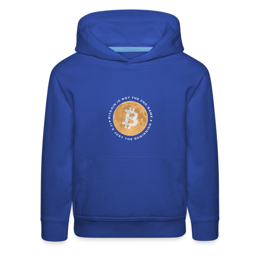 Bitcoin is not the end game Kids‘ Premium Hoodie - royal blue