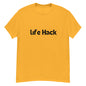 Life Hack Unisex Classic Tee – Casual and comfortable t-shirt with a Bitcoin-themed 'Life Hack' design