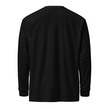 Garment-dyed Number go up heavyweight long-sleeve shirt