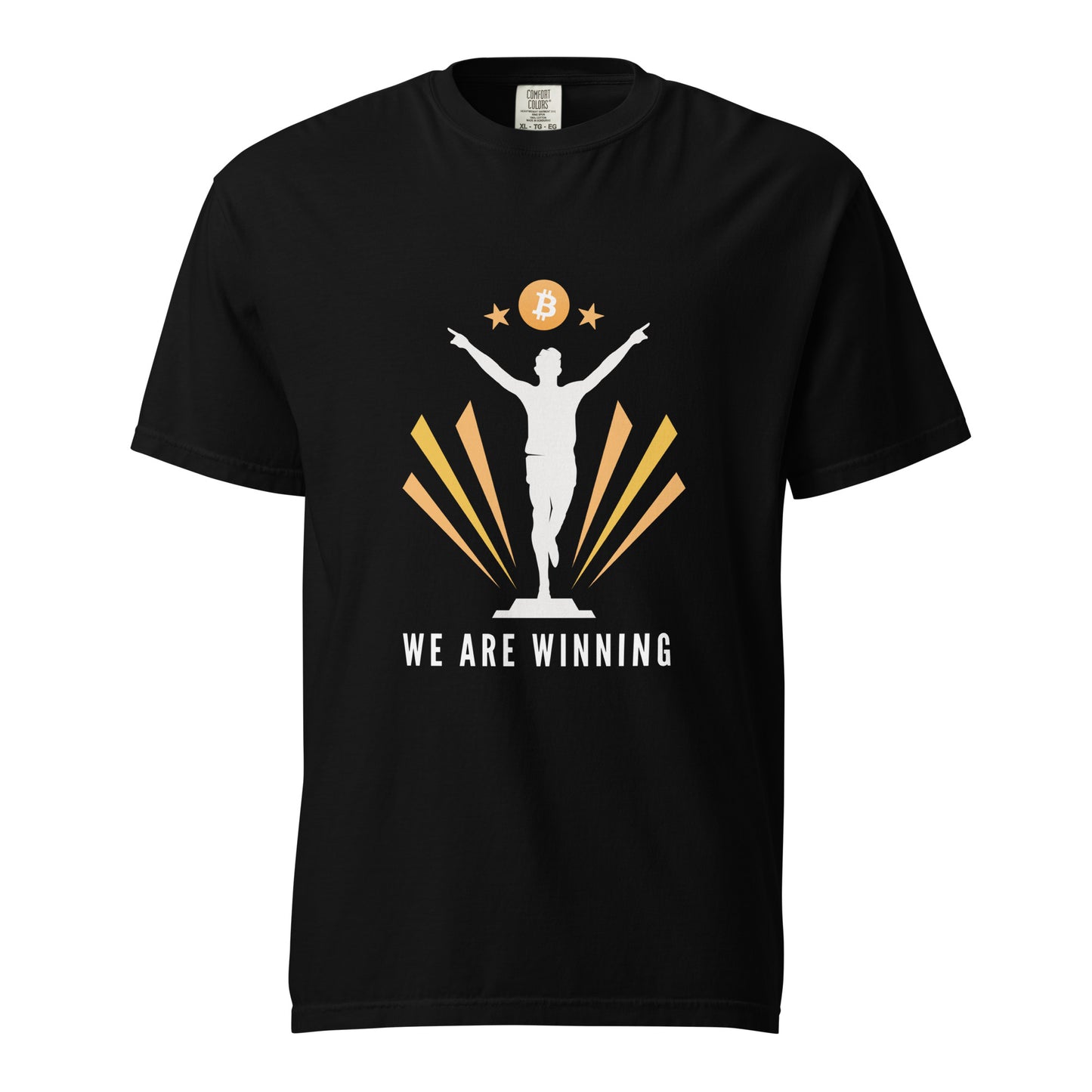 We are winning Unisex garment-dyed heavyweight t-shirt