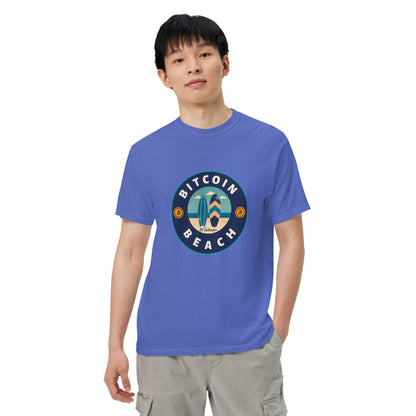 Bitcoin Beach EL Salvador Unisex garment-dyed heavyweight t-shirt