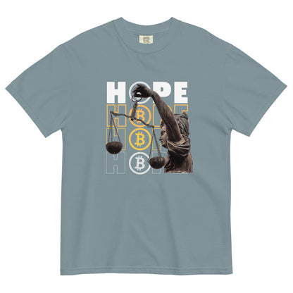 Hope Unisex garment-dyed heavyweight t-shirt