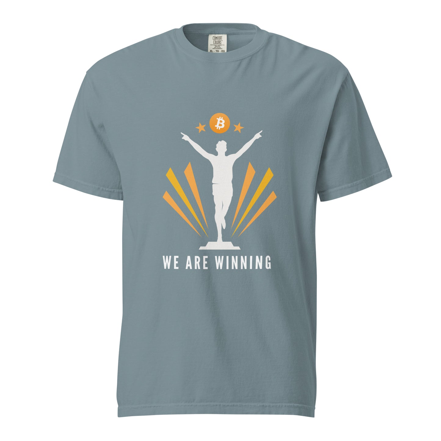 We are winning Unisex garment-dyed heavyweight t-shirt