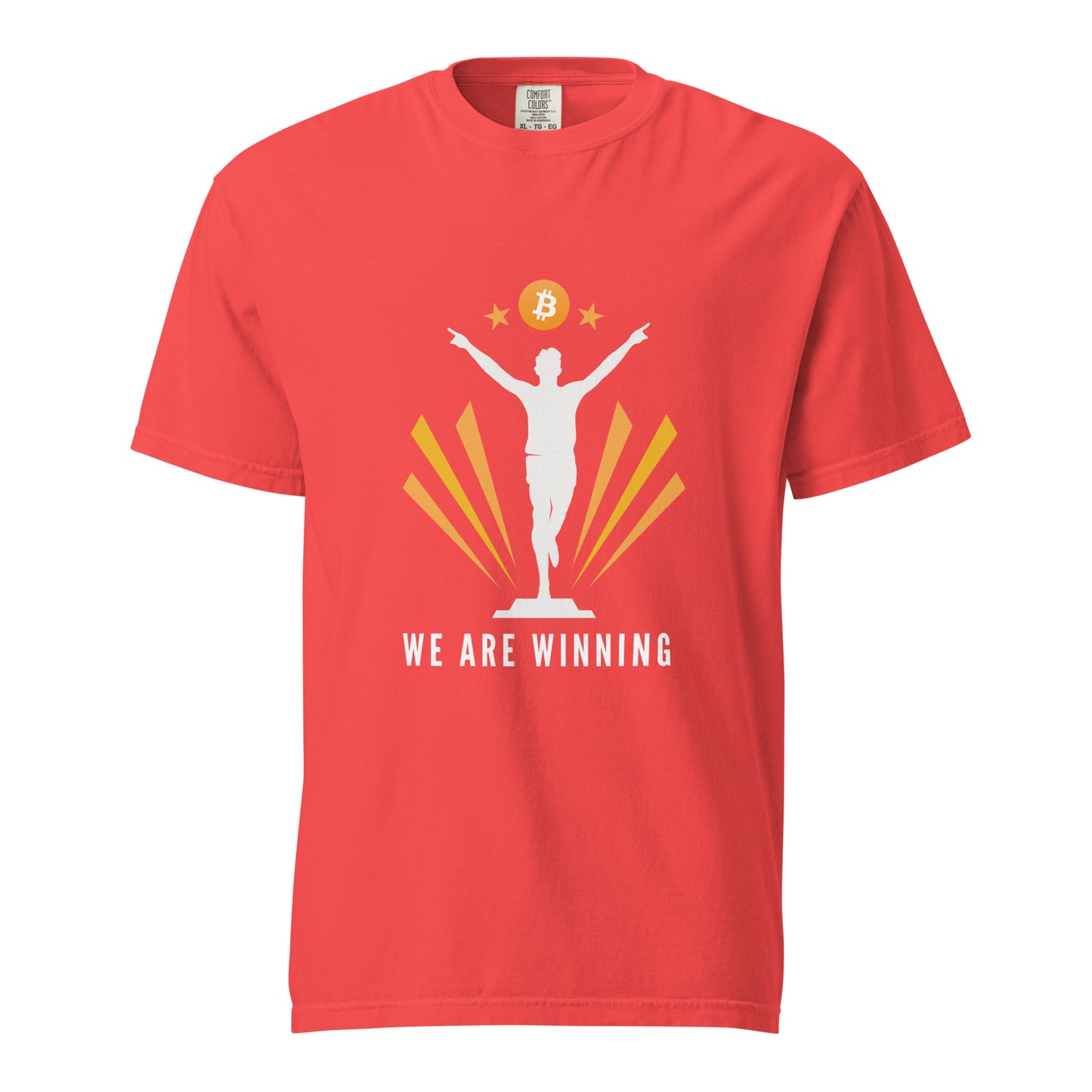 We are winning Unisex garment-dyed heavyweight t-shirt