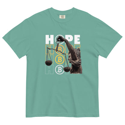 Hope Unisex garment-dyed heavyweight t-shirt