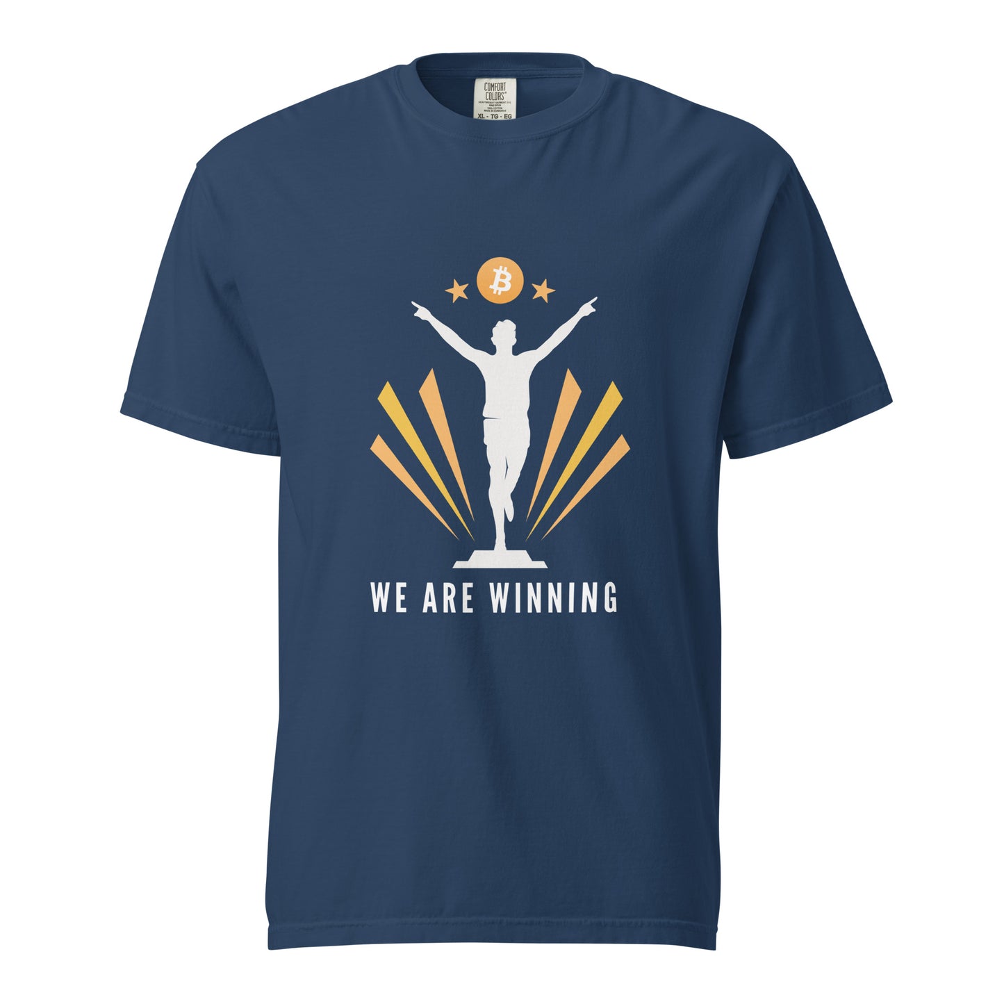 We are winning Unisex garment-dyed heavyweight t-shirt