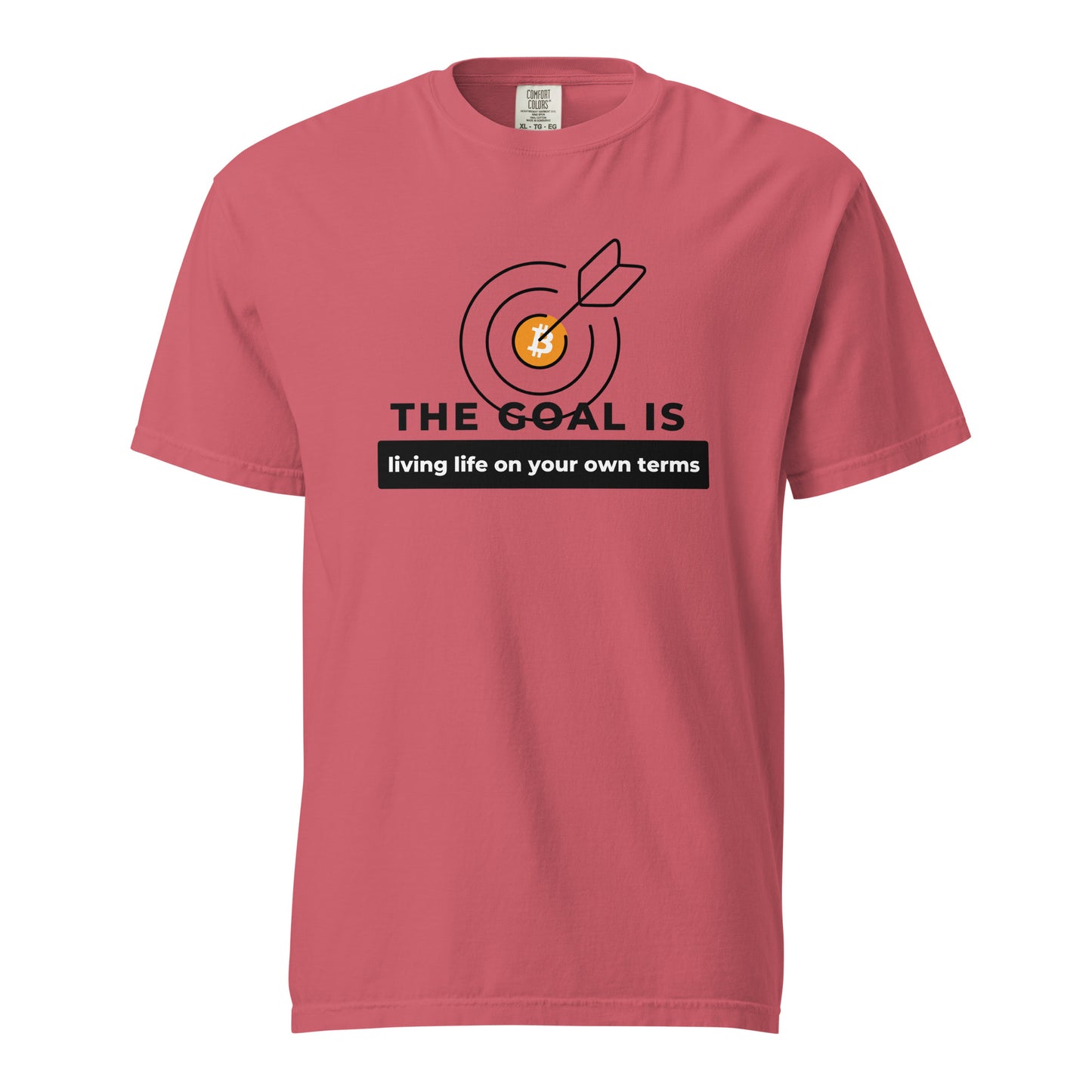 The Goal Unisex garment-dyed heavyweight t-shirt