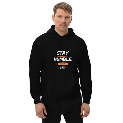 Stay Humble Stack Sats Unisex Hoodie