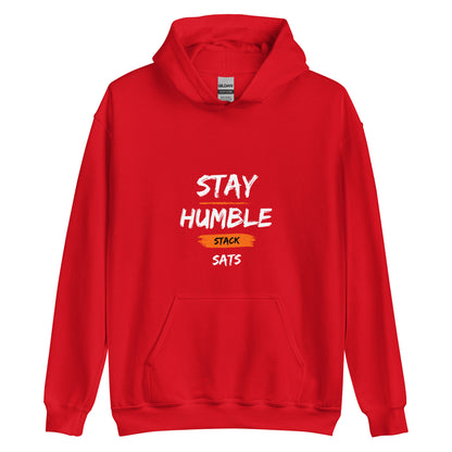 Stay Humble Stack Sats Unisex Hoodie