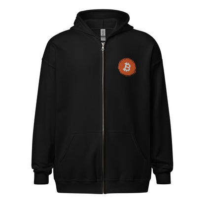 Bitcoin Unisex heavy blend zip hoodie