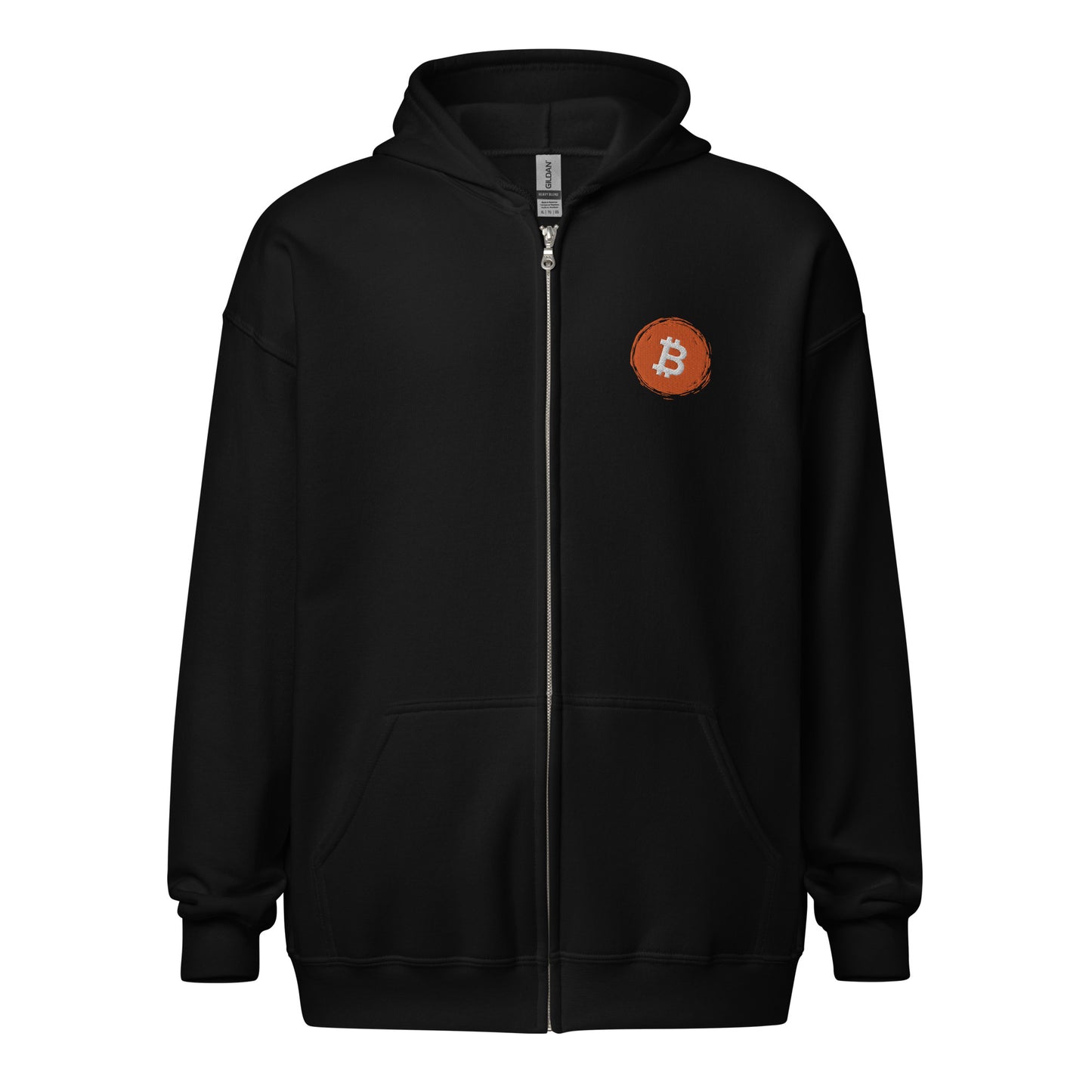 Bitcoin Make War Unaffordable Unisex heavy blend zip hoodie