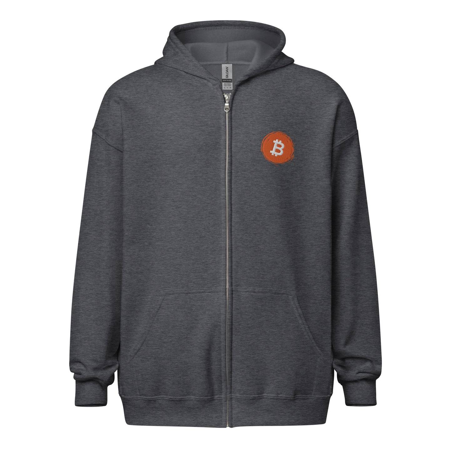 Bitcoin Make War Unaffordable Unisex heavy blend zip hoodie