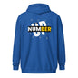 Bitcoin Number Go Up Unisex heavy blend zip hoodie