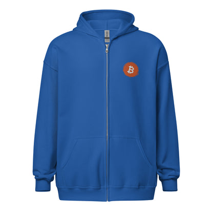 Bitcoin Make War Unaffordable Unisex heavy blend zip hoodie