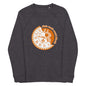 Tick tock next block Unisex organic raglan sweatshirt