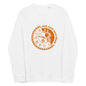 Tick tock next block Unisex organic raglan sweatshirt