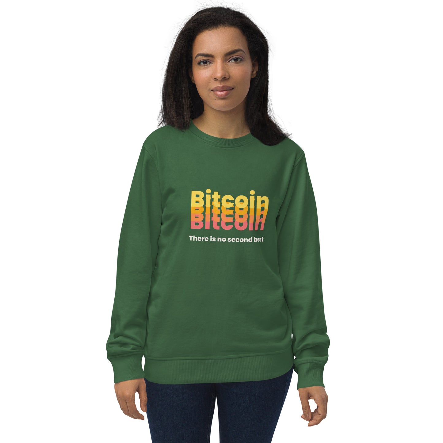 Bitcoin, there is no second best Unisex organic sweatshirt