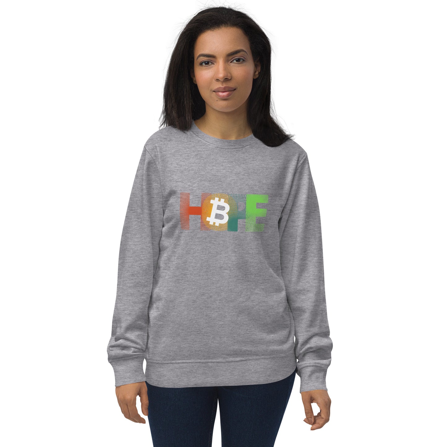 Bitcoin is Hope Unisex organic sweatshirt