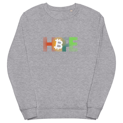 Bitcoin is Hope Unisex organic sweatshirt