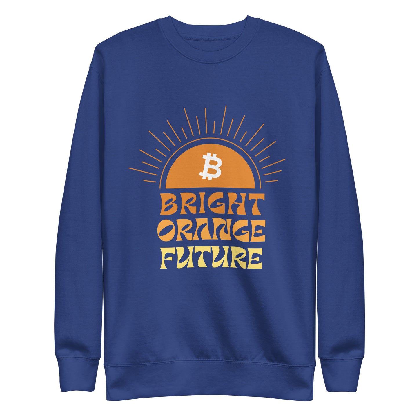 Bright Orange Future Unisex Premium Sweatshirt