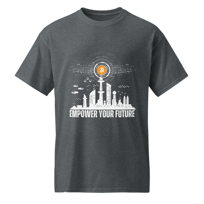 Empower Your Future Bitcoin DryBlend® T-Shirt – Moisture-wicking, comfortable Bitcoin-themed tee