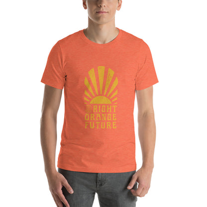 Bright Orange Future Unisex t-shirt