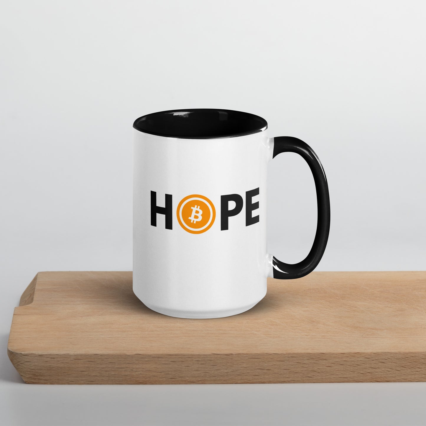 Bitcoin is Hope Mug with Color Inside