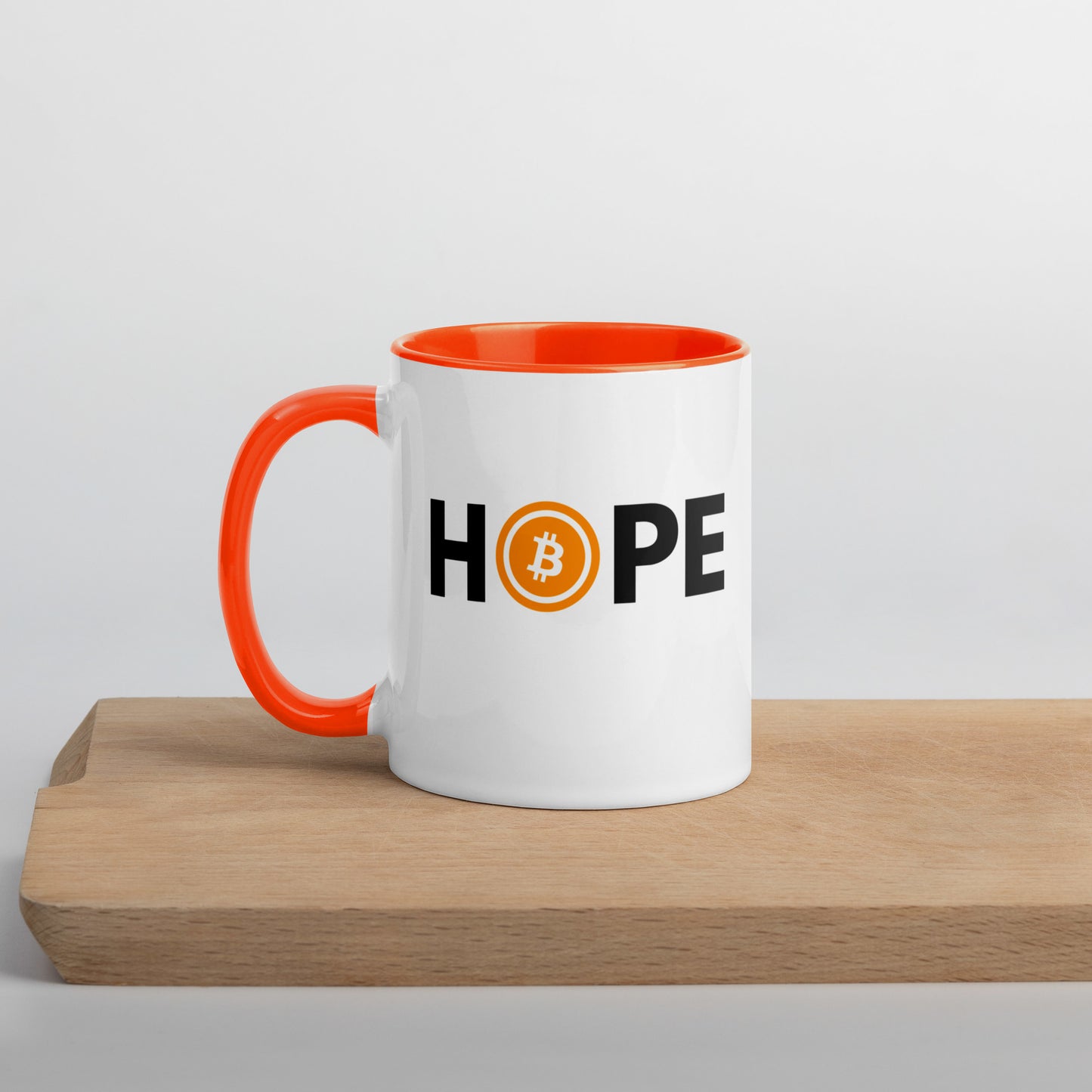 Bitcoin is Hope Mug with Color Inside