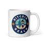 Bitcoin Beach White glossy mug