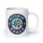 Bitcoin Beach White glossy mug