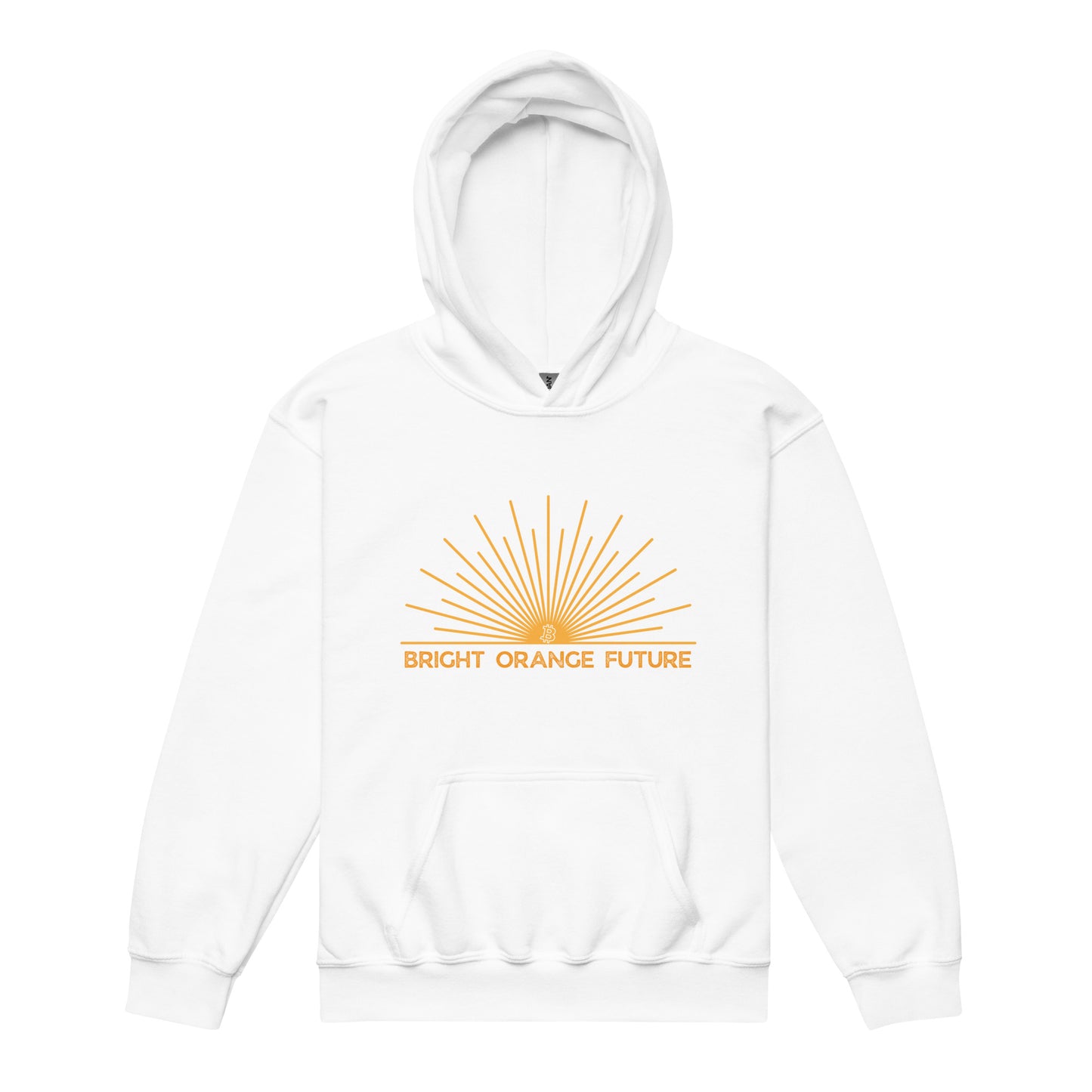 Bright Orange Future Youth heavy blend hoodie