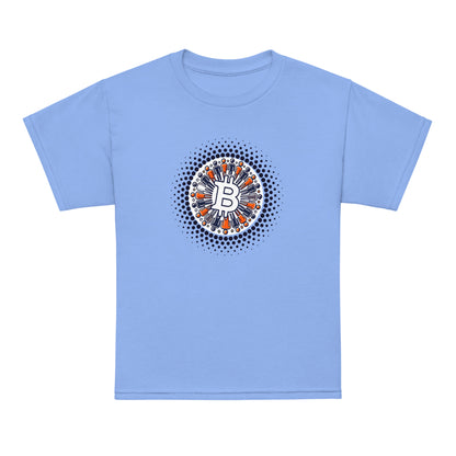 Bitcoin Plebs Youth T-Shirt – Comfortable, stylish Bitcoin-themed tee for kids and teens