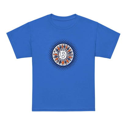 Bitcoin Plebs Youth T-Shirt – Comfortable, stylish Bitcoin-themed tee for kids and teens